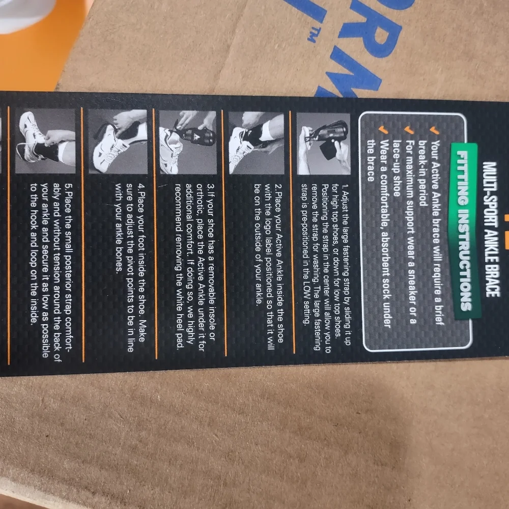 🚫 SOLD 🚫 2- NIB Active Ankle T2 Multi-sport Ankle Brace - Picture 8 of 12